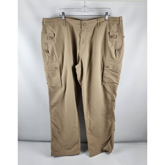 Clothing Arts Pants Mens 42x31 Tan P Cubed Pick Pocket Proof Travel Cargo Pants